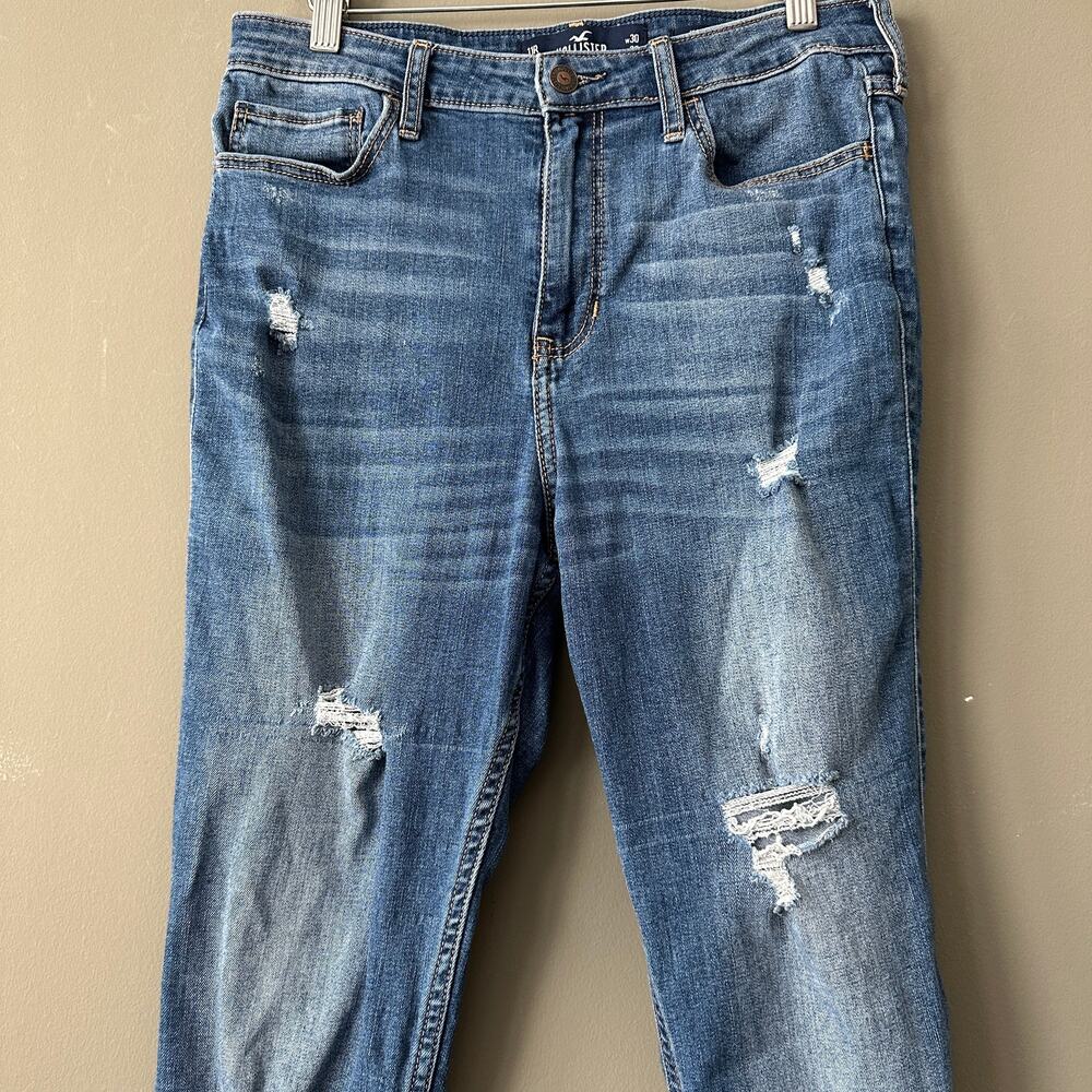 Hollister Ultra High Rise Distressed Skinny Jean 30/11R - Picture 2 of 5
